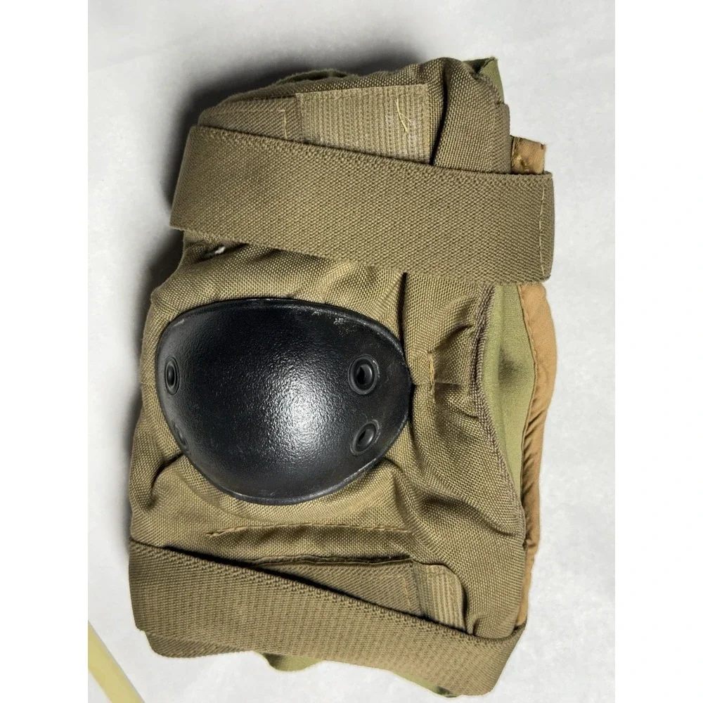 Medium - USMC Coyote Elbow Pad Set Marine Corps Brown FSBE FILBE‎ Military